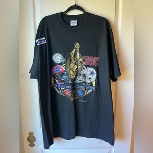 Vintage Dallas Cowboys SuperBowl Tee in Black Size XXL